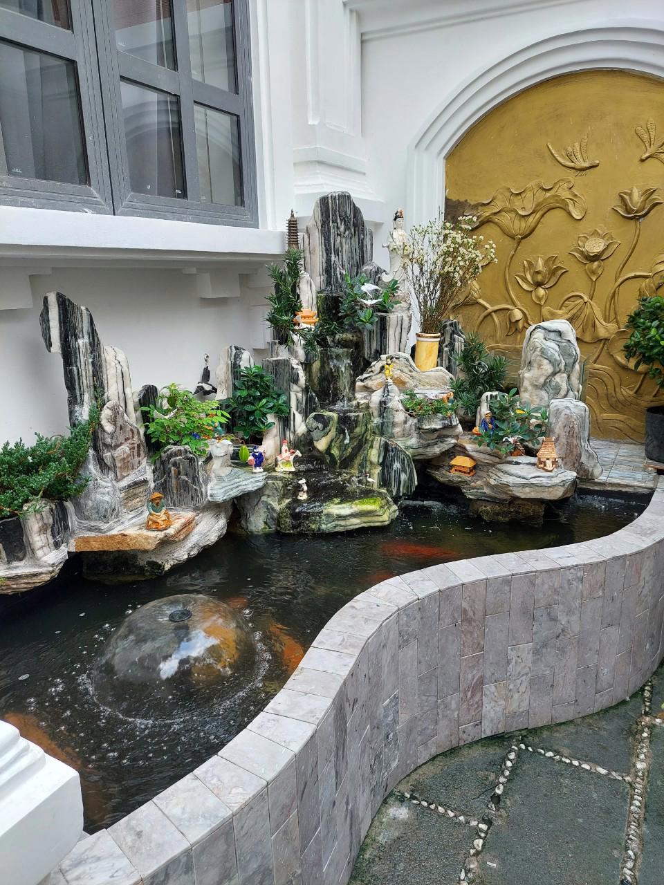 Bàn giao hòn non bộ Tân phú TPHCM