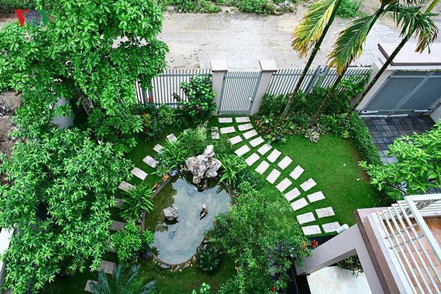 tiểu cảnh khô sân vườn