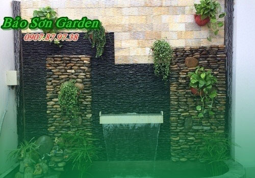 Thi công và thiết kế các loại tường thác nước,tiểu cảnh thác nước hòn non bộ.Tiểu cảnh thác nước hồ cá …Mẫu tiểu cảnh tường nước phù hợp trong sân vườn,trước hiên nhà…